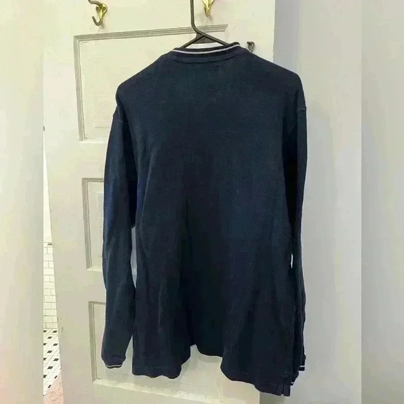 Chaps Polo Navy Blue‎ Pullover Sweatshirt - Picture 6 of 7